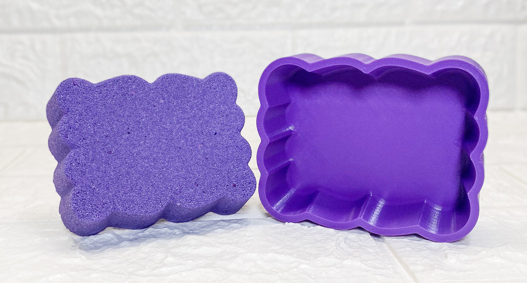 Cloud Cookie Cutter Frame Hybrid Bath Bomb Mold