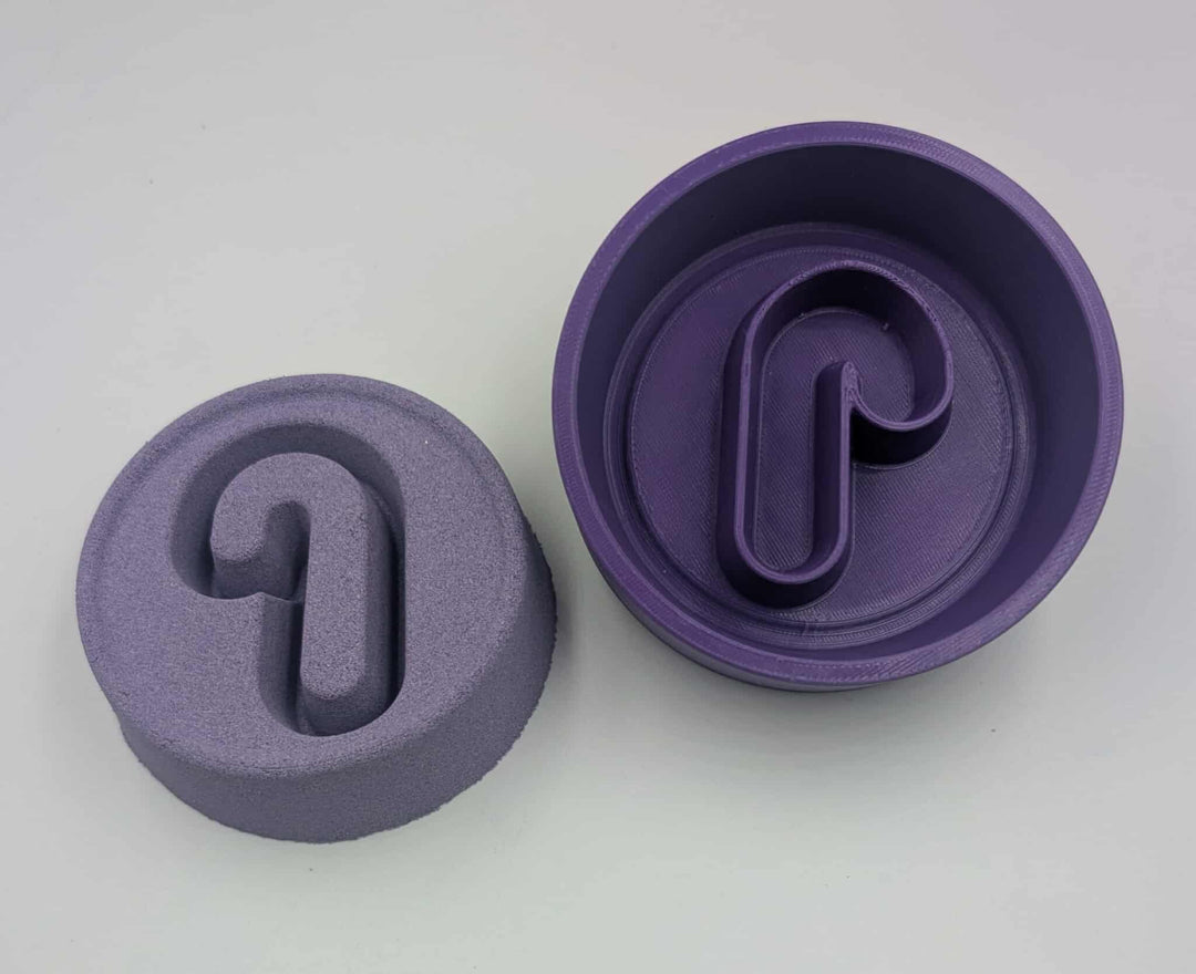 Candy Cane Bath Dalgona Hybrid Bath Bomb Mold