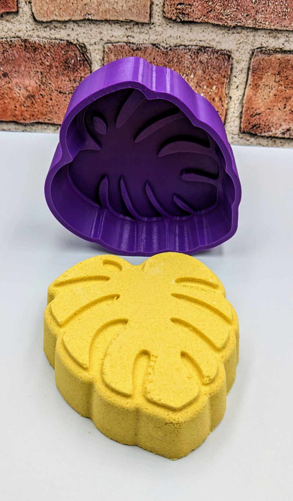 Monstera Leaf Plant Hybrid Bath Bomb Mold