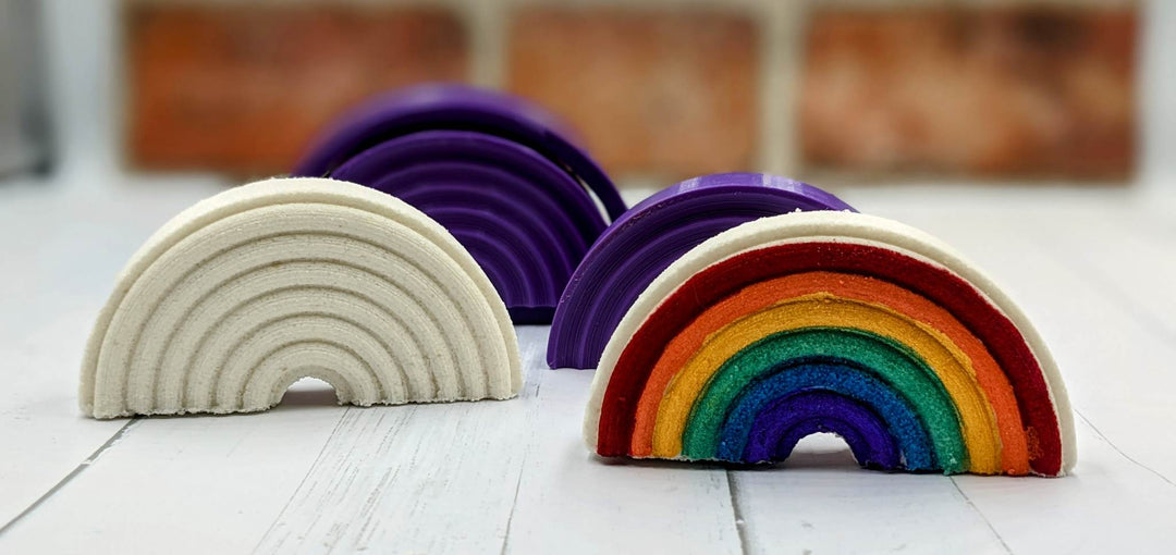 Rainbow Bath Bomb Mold