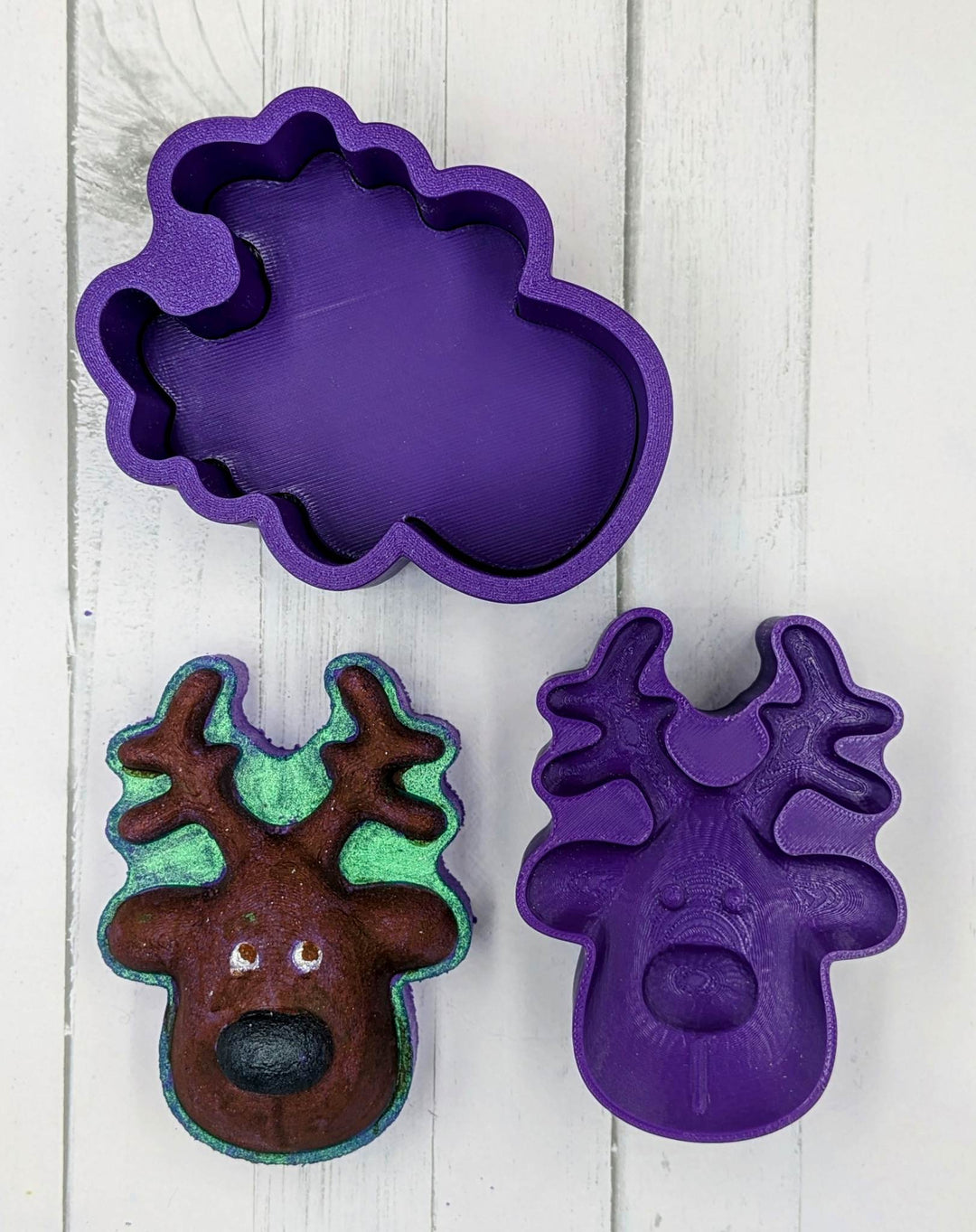 Reindeer Bath Bomb Mold