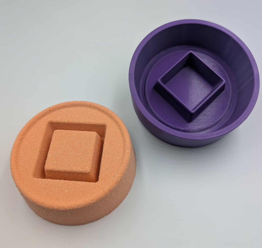Square Bath Dalgona Hybrid Bath Bomb Mold