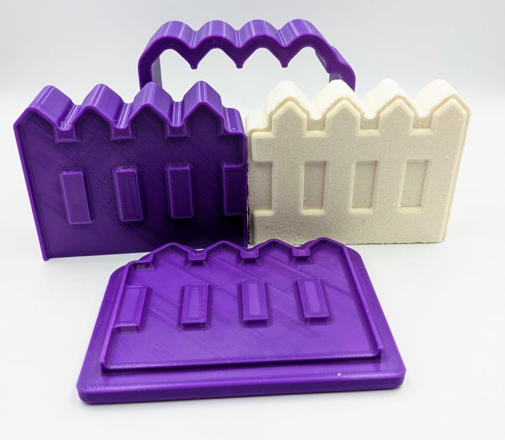 Fence Bath Bomb Mold