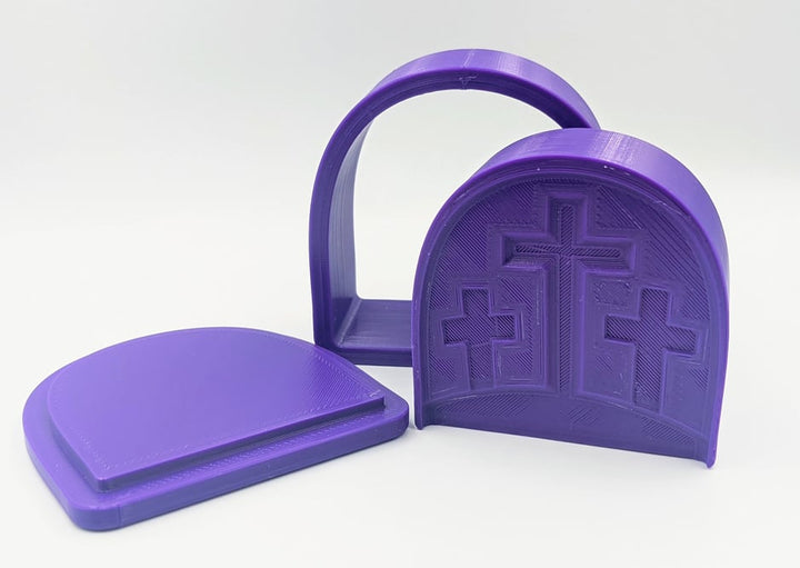 Crosses on a Hill Bath Bomb Mold