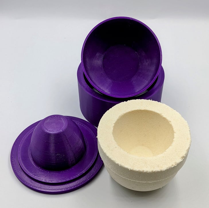 Roman Bowl Bath Bomb Mold