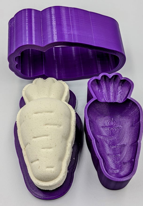 Carrot Bath Bomb Mold