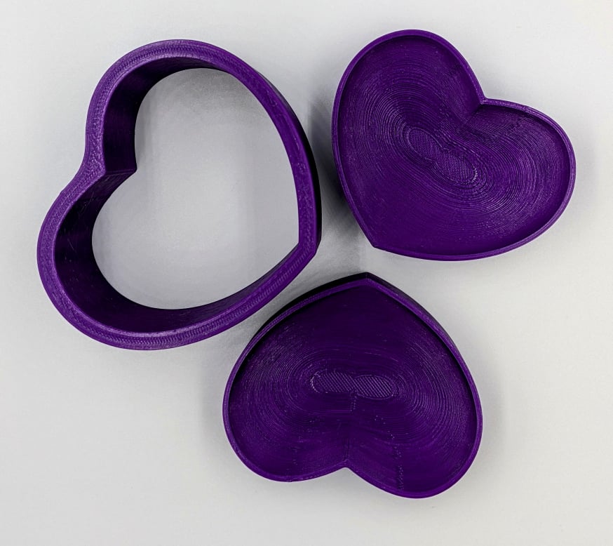 Heather's Heart Bath Bomb Mold