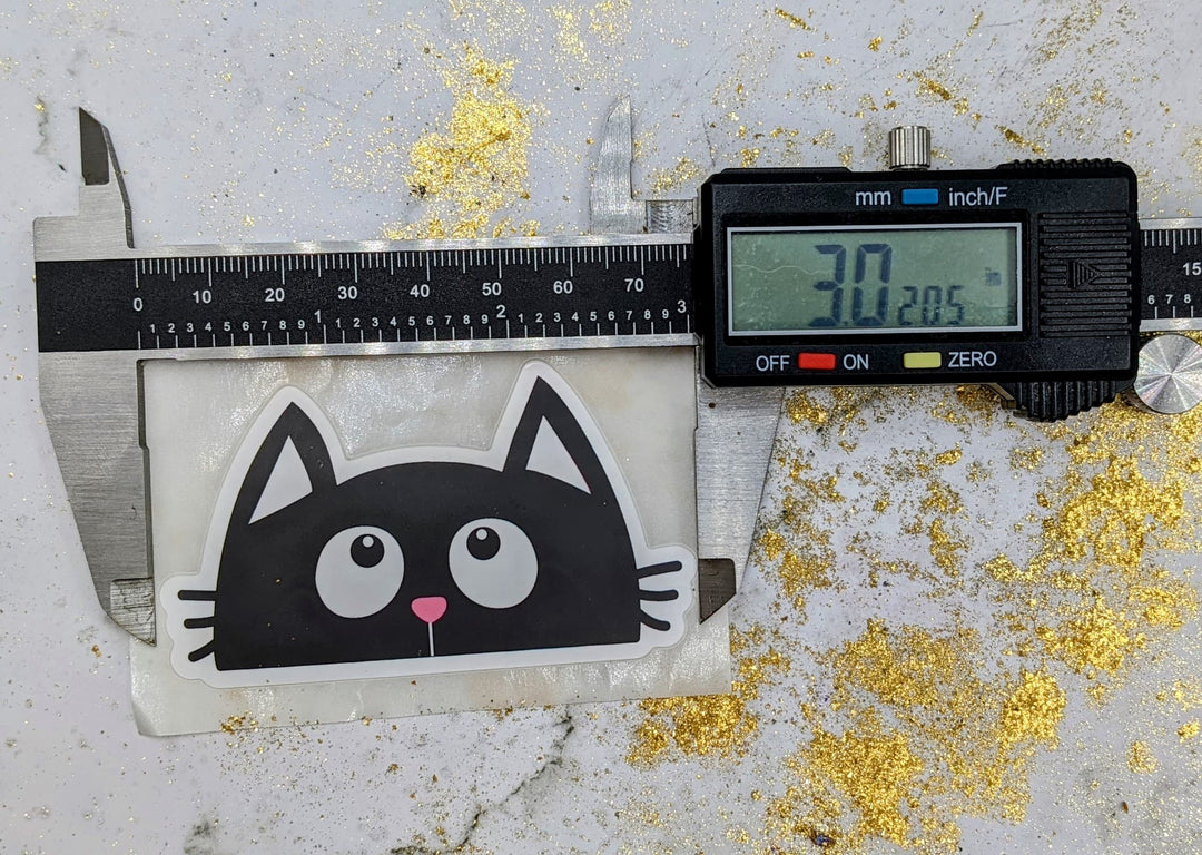 3' Cat Sticker