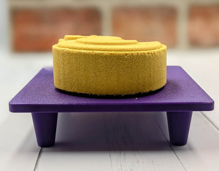 Square "Table For One" Bath Bomb Unmolding Plate