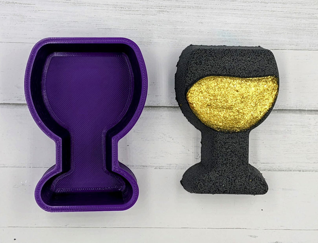 Wine Glass Hybrid Bath Bomb Mold