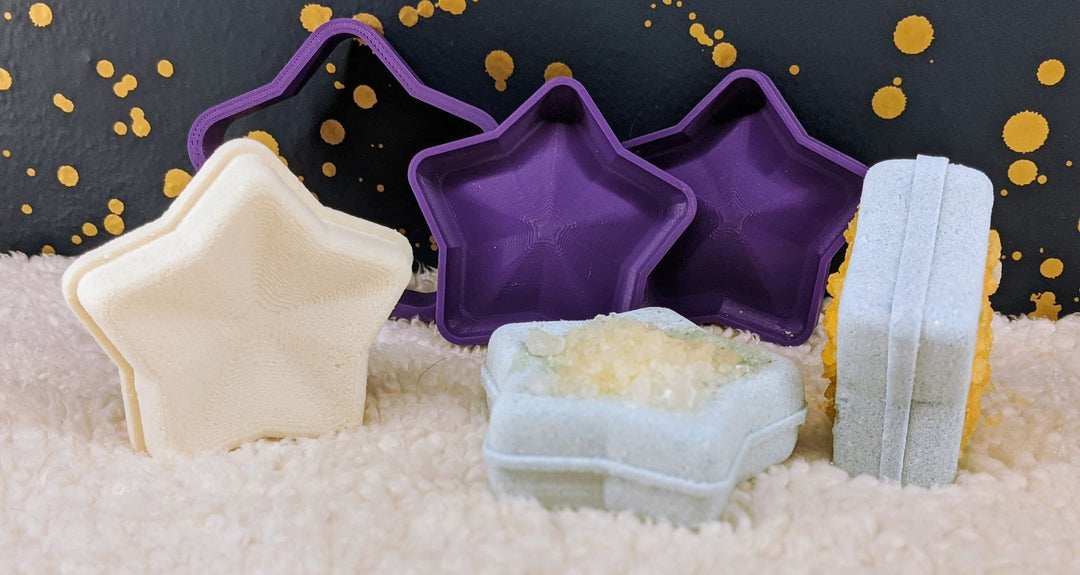 Star Geode Bath Bomb Mold