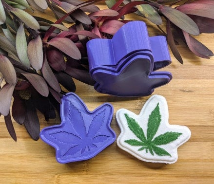 Marijuana Leaf Bath Bomb Mold