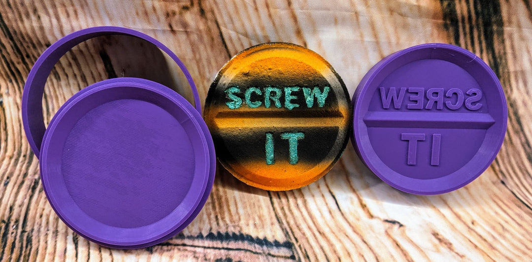 Screw It Pill Bath Bomb Mold