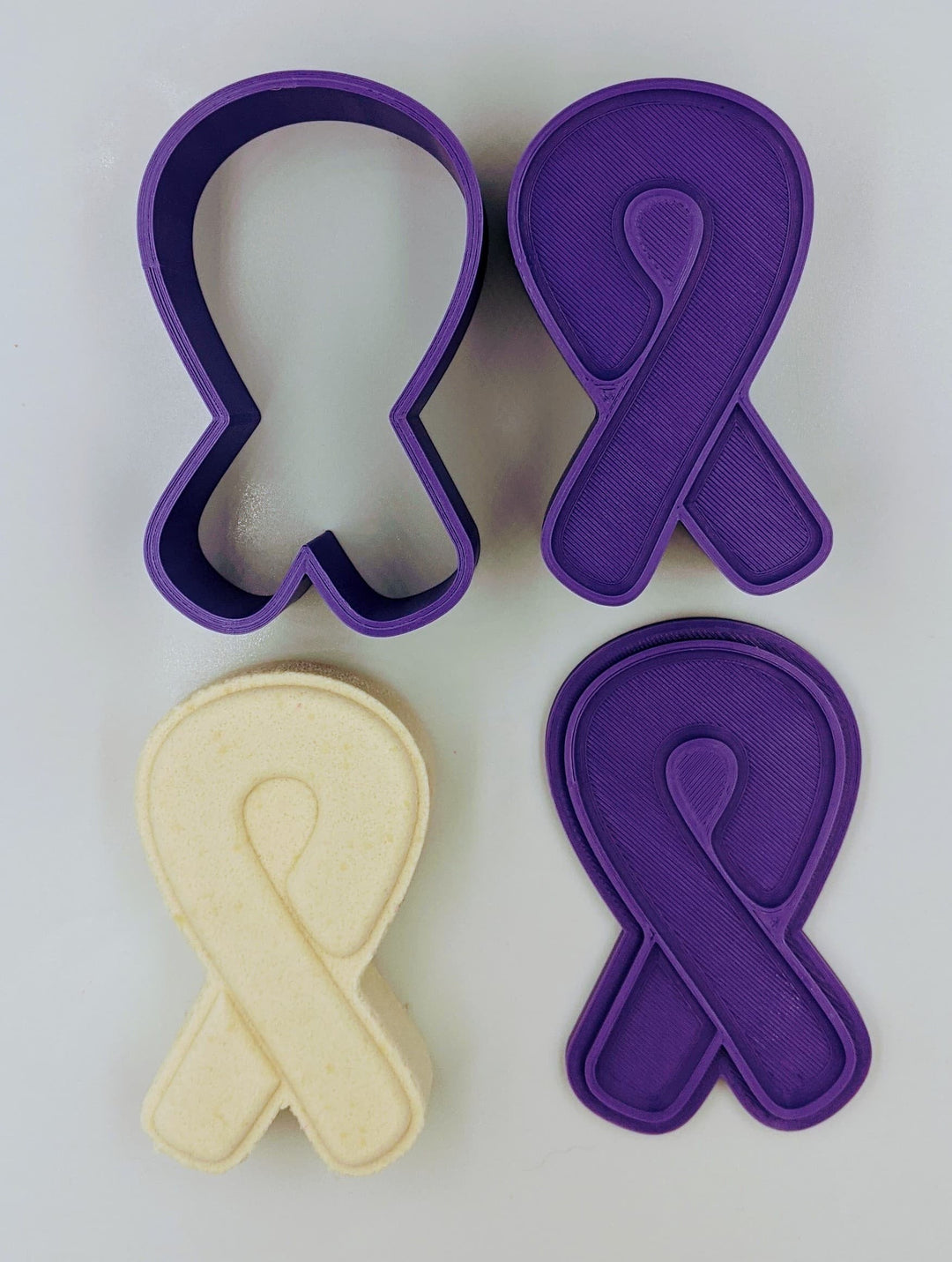 Awareness Ribbon Bath Bomb Mold