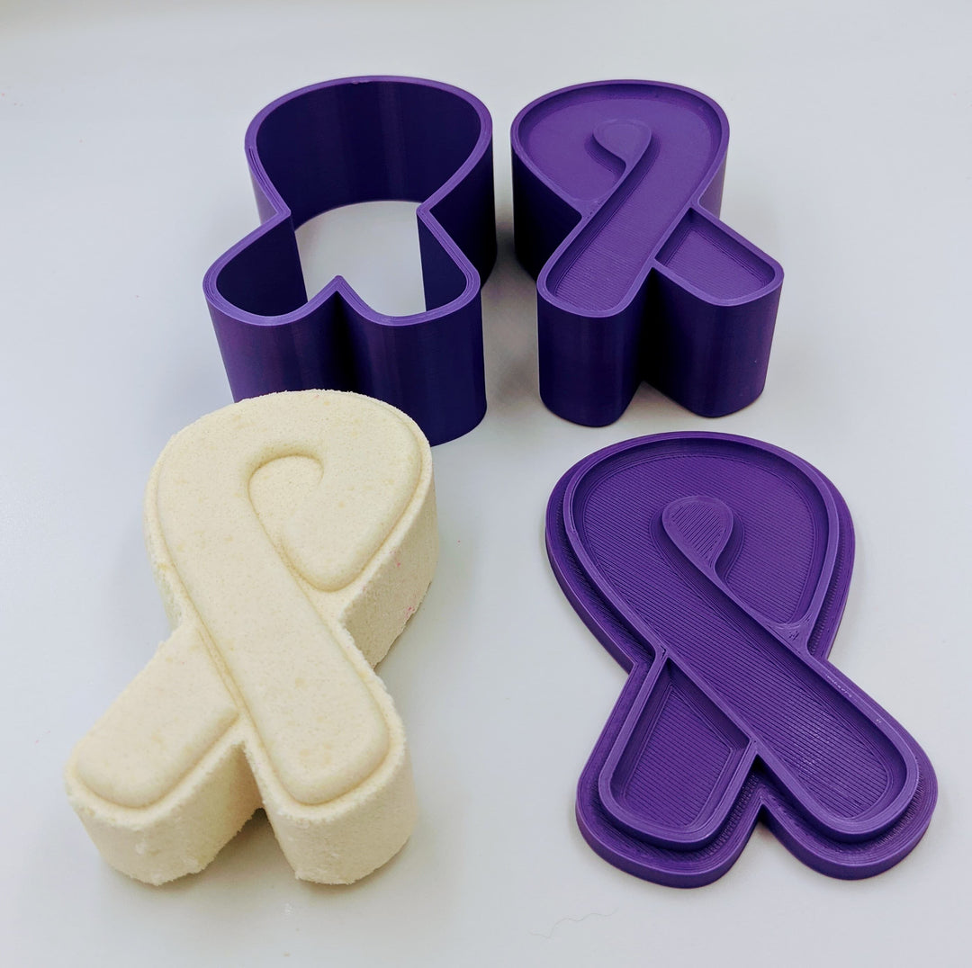 Awareness Ribbon Bath Bomb Mold