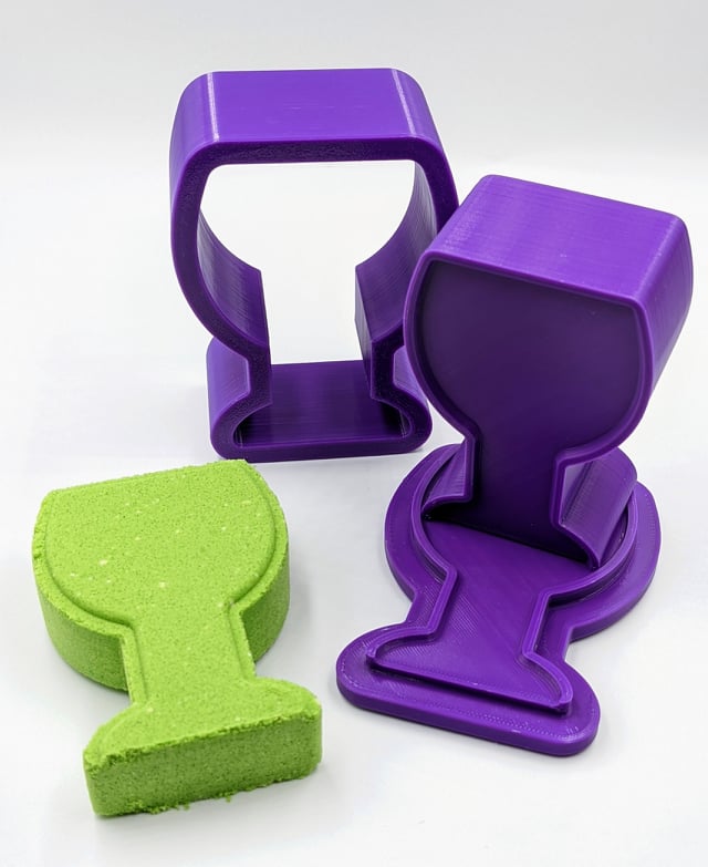 Wine Glass Bath Bomb Mold