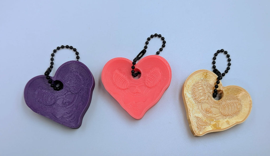 Poison Heart Keychain x10