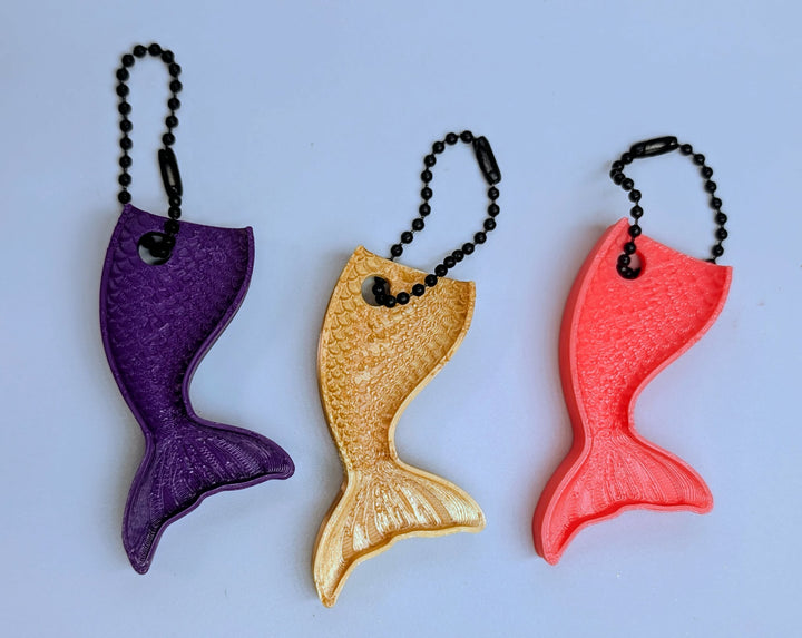 Mermaid Tail Keychain x10