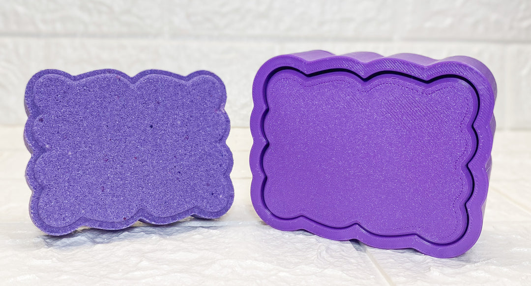 Cloud Cookie Cutter Frame Bath Bomb Mold