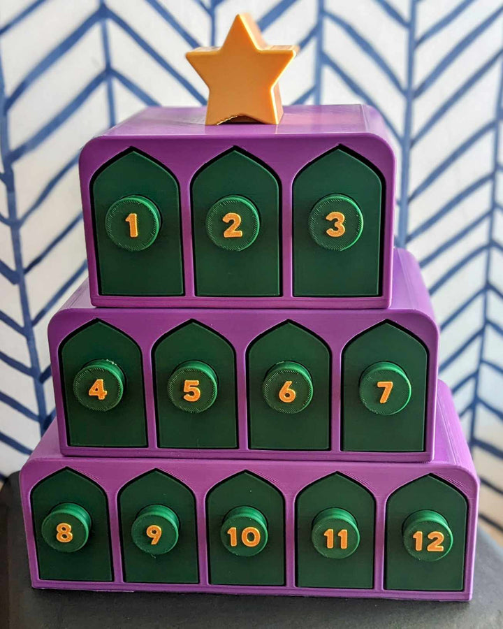 24 Day Advent Calendar Bath Bomb Mold Set