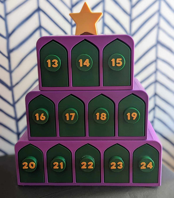 24 Day Advent Calendar Bath Bomb Mold Set