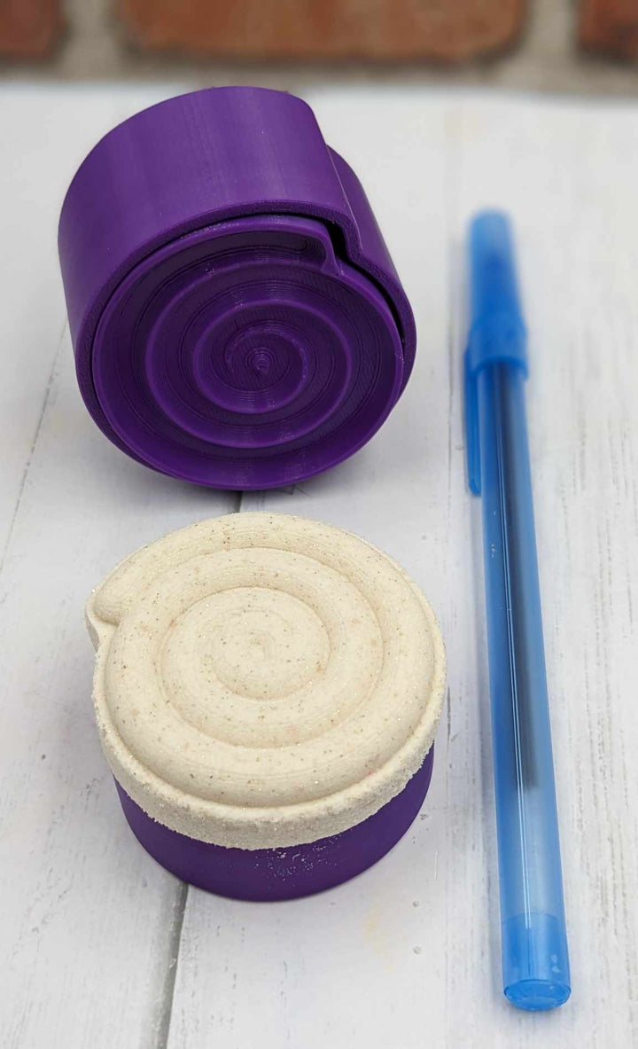 Small Swirl Bath Bomb Mold