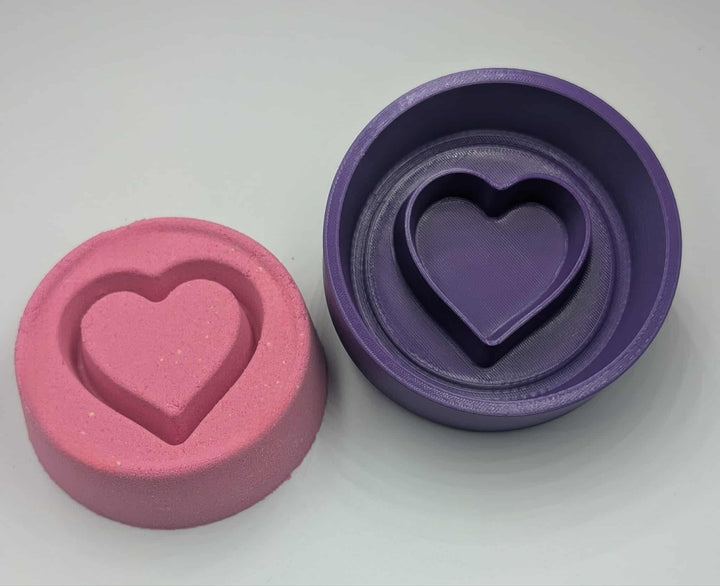 Heart Bath Dalgona Hybrid Bath Bomb Mold