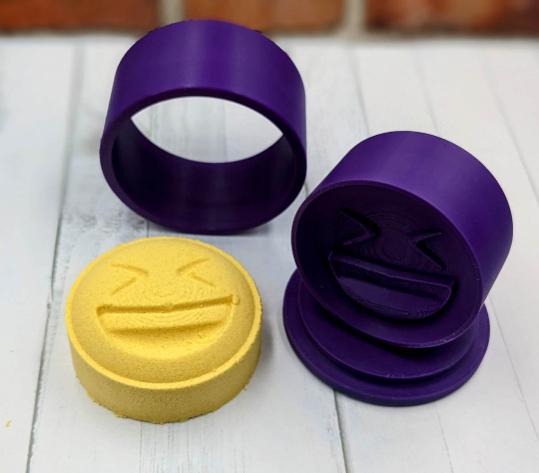 Laughing Face Emoji Bath Bomb Mold