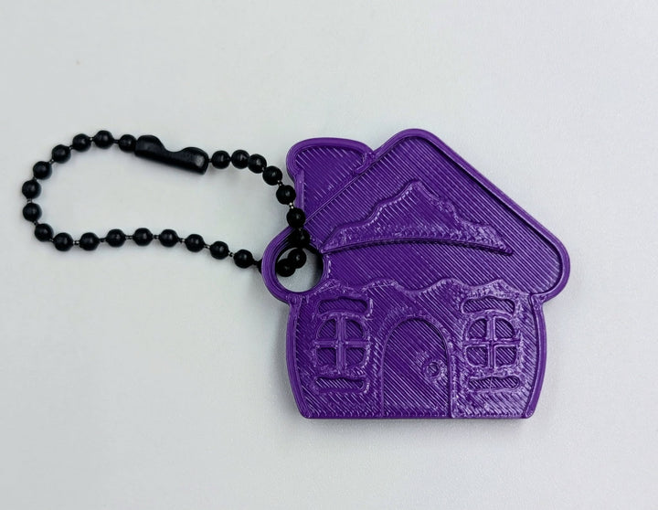 Cottage House Keychain x10