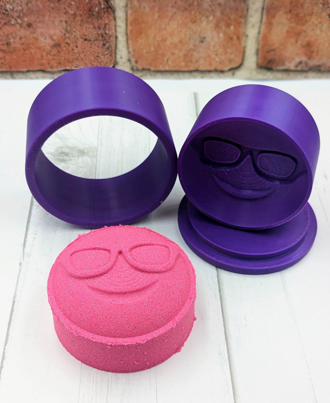 Glasses Emoji Bath Bomb Mold