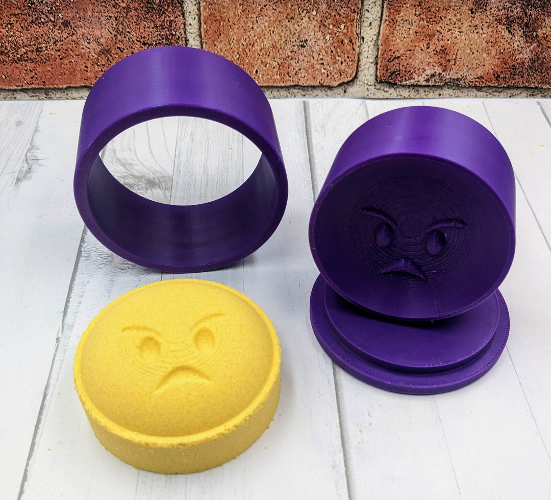 Angry Emoji Bath Bomb Mold