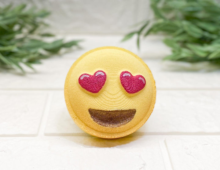 Smiling Face with Heart-Eyes Emoji Bath Bomb Mold