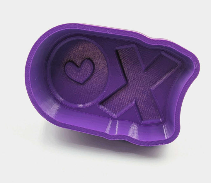 XO Cookie Hybrid Bath Bomb Mold