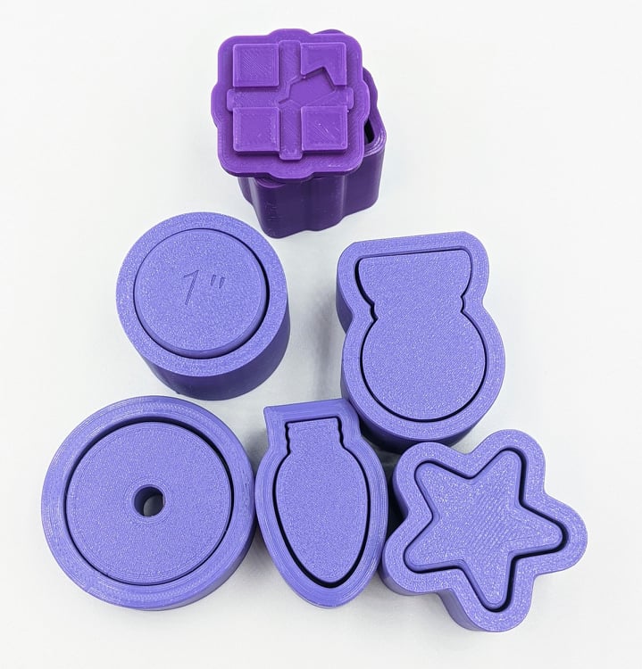 Mini Christmas Bath Bomb Molds