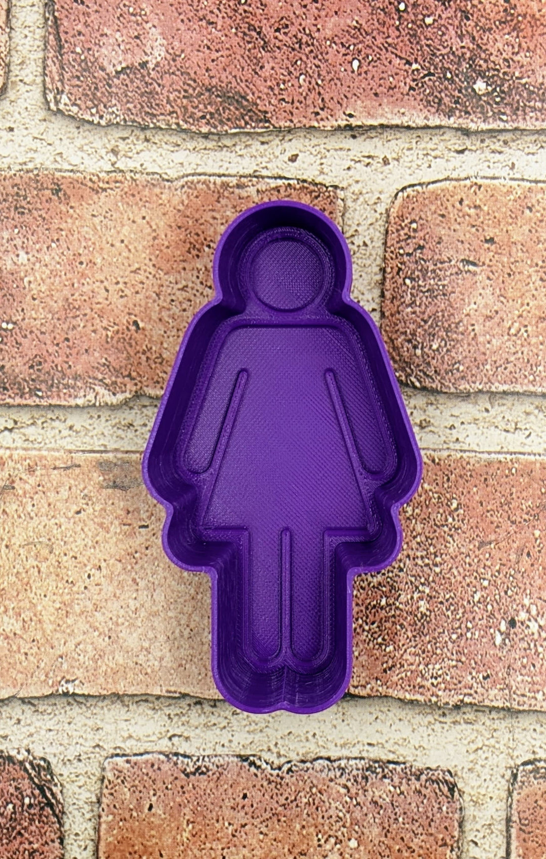 Bathroom Sign Female Hybrid Bath Bomb Mold