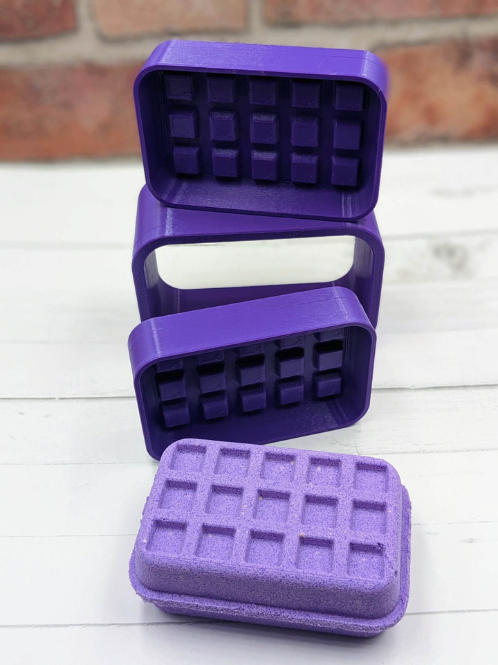 Belgian Waffle Bath Bomb Mold