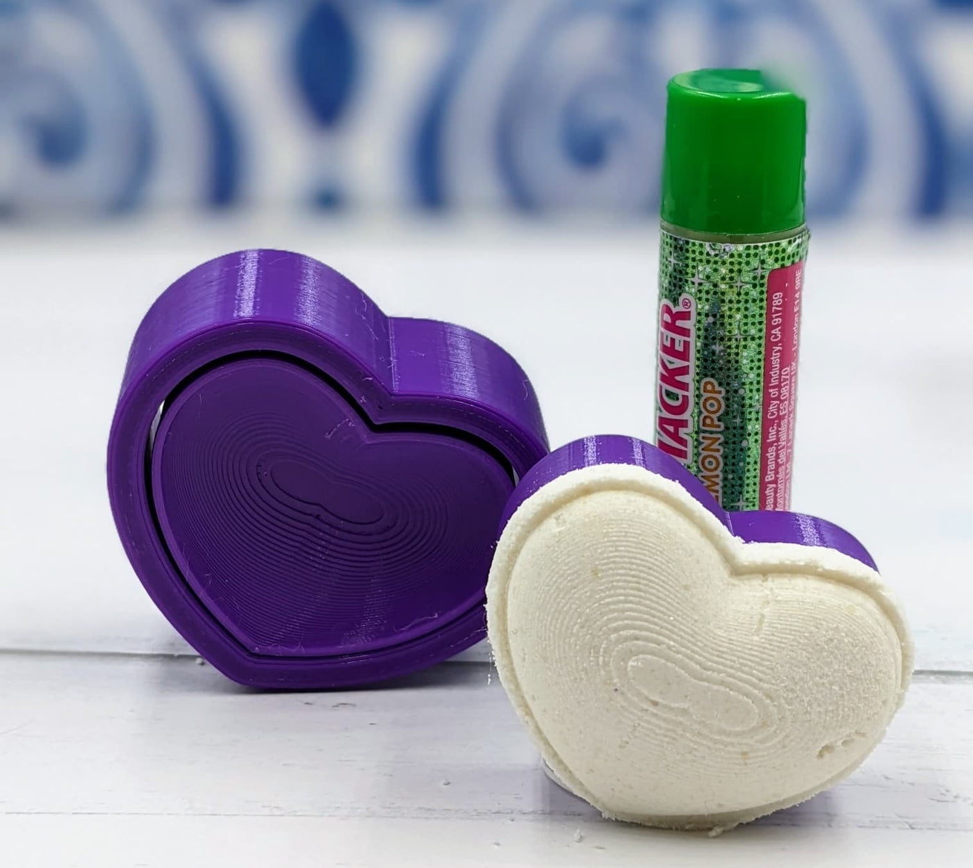 Mini Heathers Heart Bath Bomb Mold