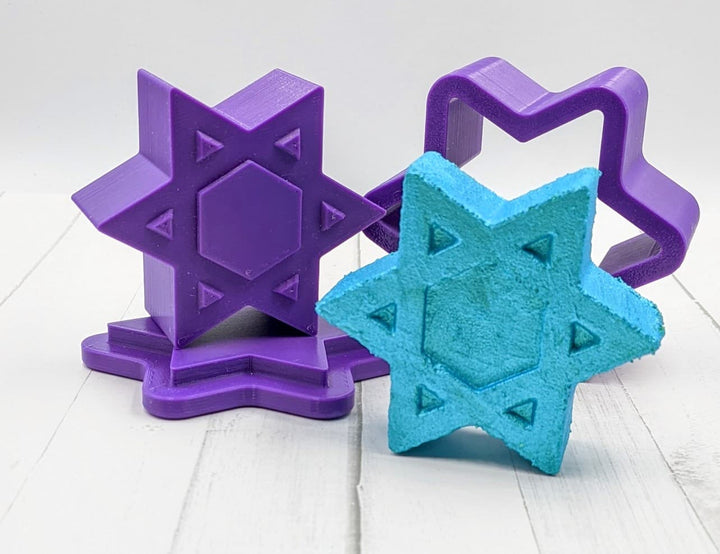 Star of David Bath Bomb Mold