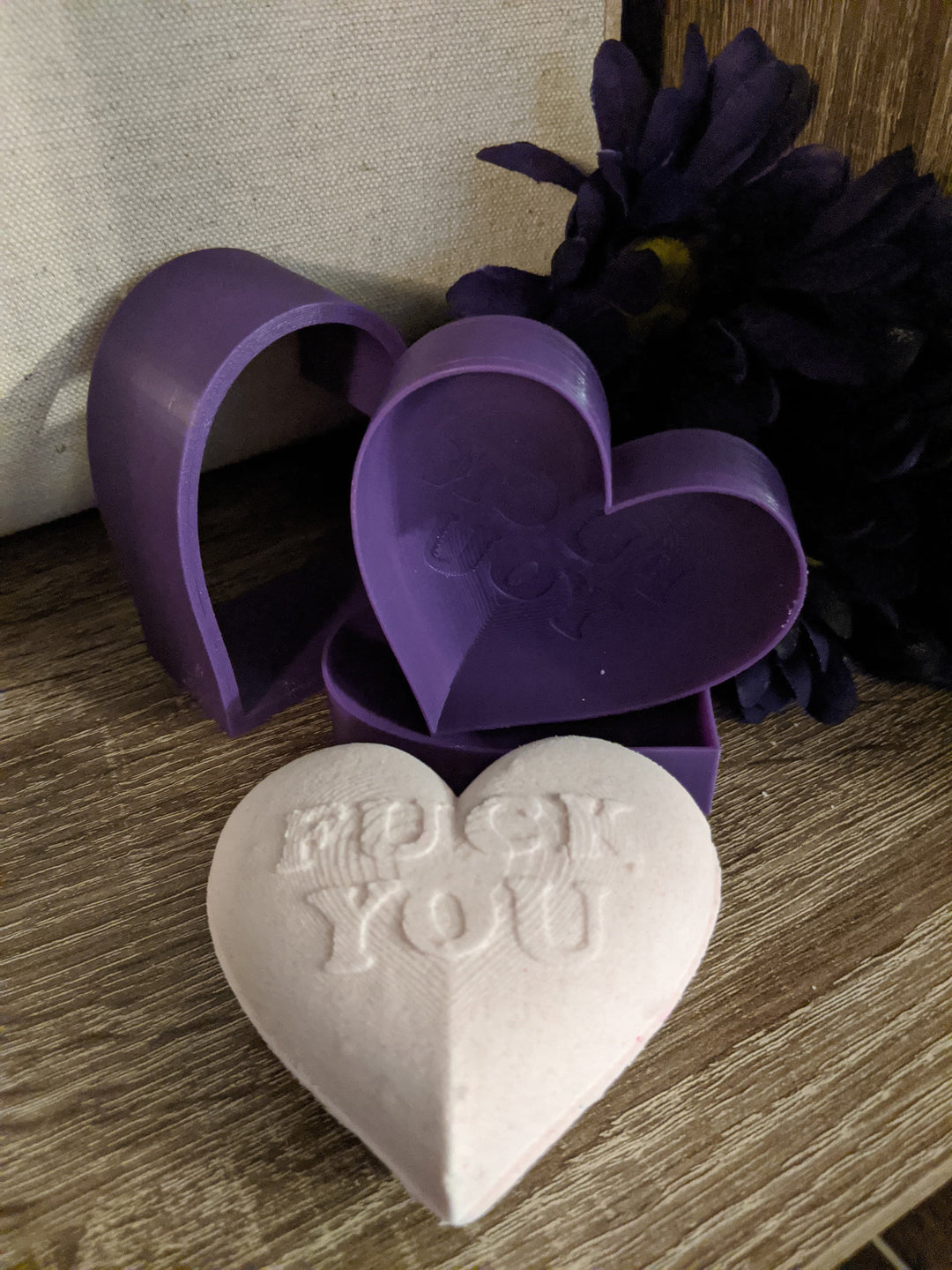 Curse Word Heart Bath Bomb Mold