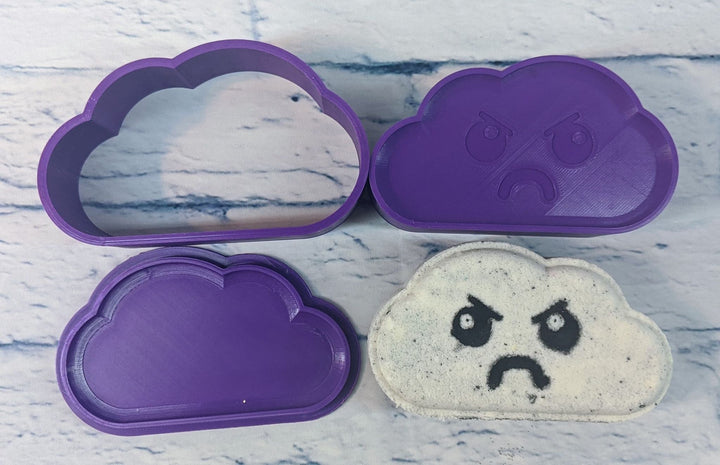 Grumpy Cloud Bath Bomb Mold
