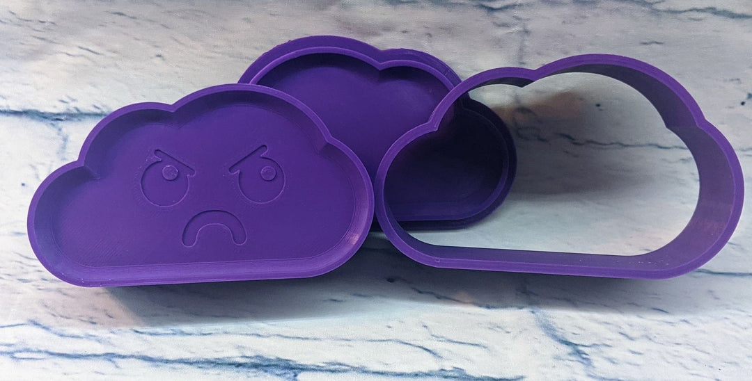 Grumpy Cloud Bath Bomb Mold