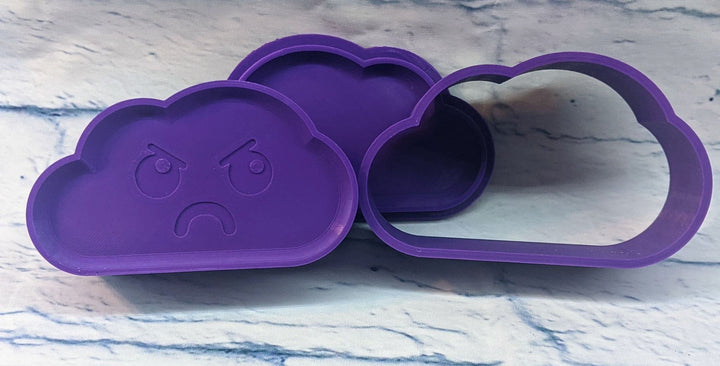 Grumpy Cloud Bath Bomb Mold