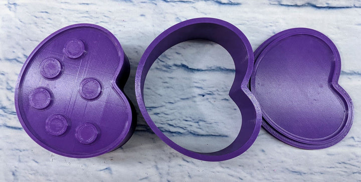 Painters Palette Bath Bomb Mold