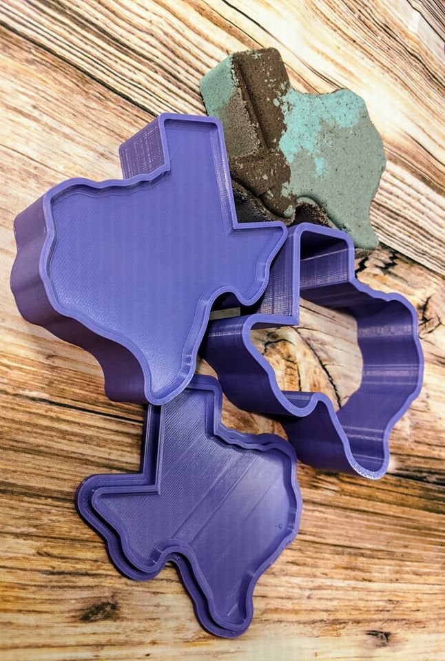 Texas State Bath Bomb Mold