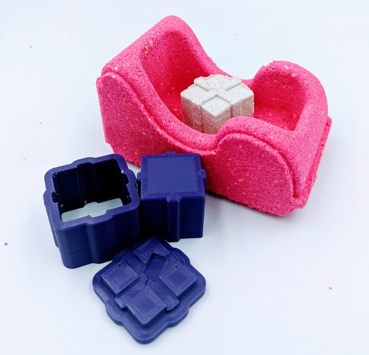 Santa's Sleigh Bath Bomb Mold