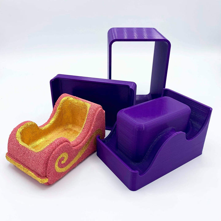 Santa's Sleigh Bath Bomb Mold