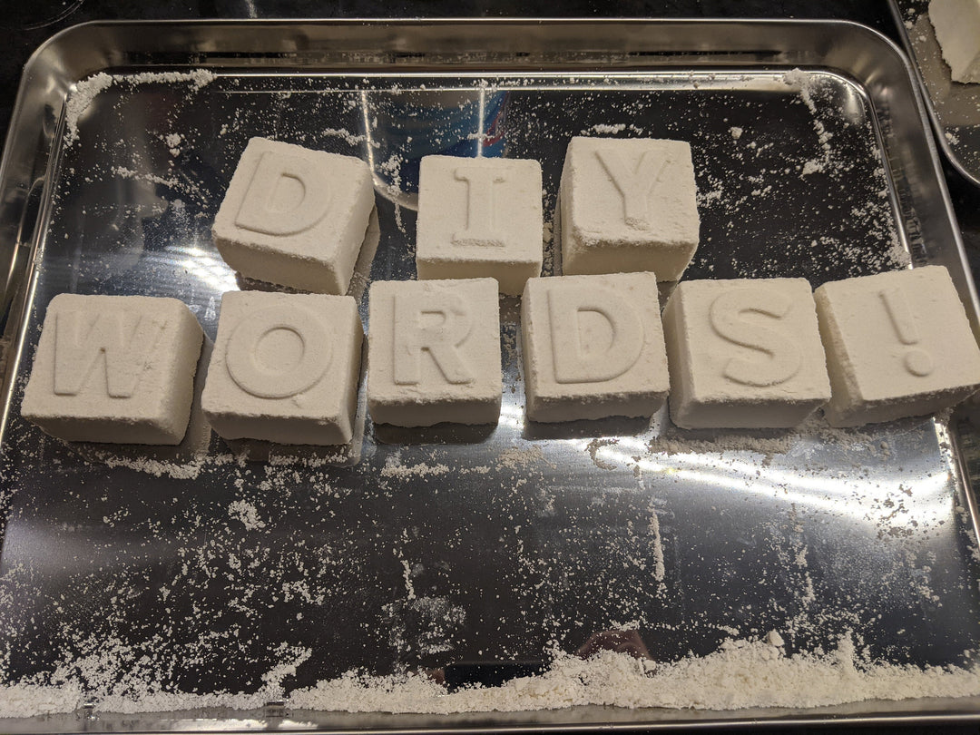 Letter & Number Blocks Bath Bomb Mold Set