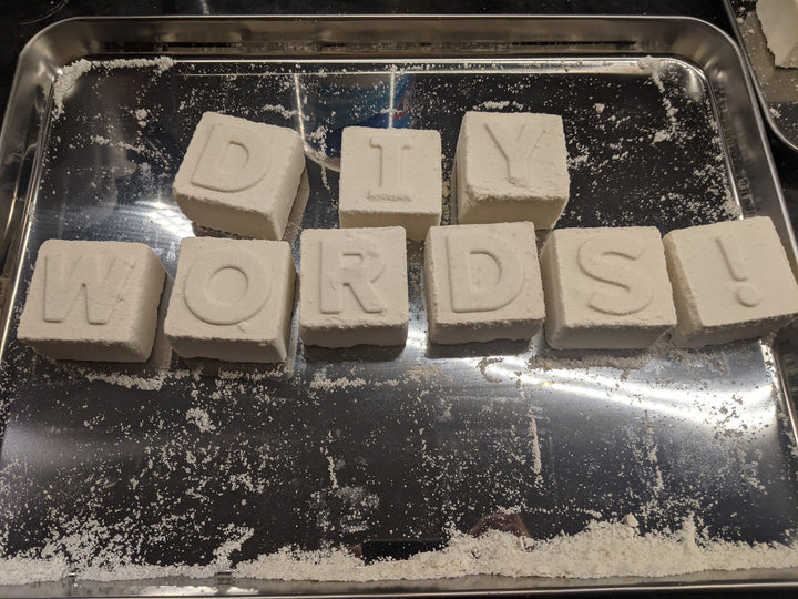 Letter & Number Blocks Bath Bomb Mold Set