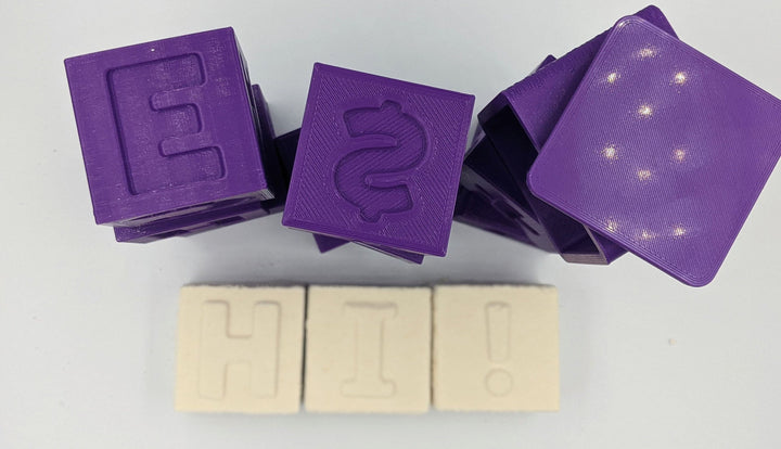 Letter & Number Blocks Bath Bomb Mold Set